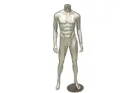 Display Mannequin Male Dress Form Headless White#KM26BG