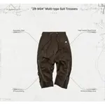 GOOPI “ZR-M04” MULTI-TYPE SUIT TROUSERS - IRON