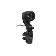 E27 AC Socket Studio Light Mount Stand Umbrella Holder(Black)