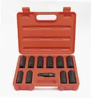 Sunex Tool 2611 11Pc 1/2Dr Sae/Mm Extwl Dp Set 3/4X1-1/16 17-23Mm