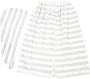 Gogogmee 1 Set Wearable Bath Hat Durable Bathrobe Bath Skirt for Home Beauty Salon