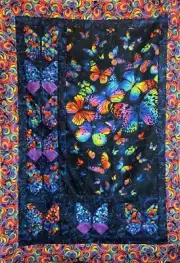 Timeless Treasure Butterfly Magic Flitter Panel Quilt Kit