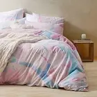 Double Bed Pastels Dreamy Swirls “Koko” Print Doona / Quilt Cover Pillowcase Set