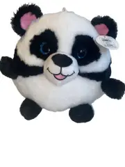 Nanco ROLLY PETS Panda Bear Plush 8”Stuffed Animal Super Cute! NWT
