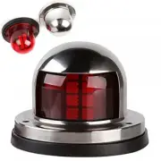 Universal LED Yacht Light Bow Navigation Lamp Marine Boat Red Stainless Steel
