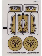 LEGO New 70123 Sticker Sheet Only 100% Original Legends of Chima Set Decals