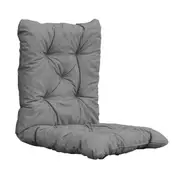 Deck Chair Cushion Soft Tufted High Back Chair Pads Indoor/Outdoor Dining