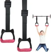 Gymnastic Rings with Straps Exercise Strength Training Equipment Pull Up Rings