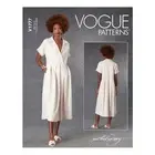 NEW Vogue V1777 Misses' Waistline Pleat Dress Pattern By Spotlight