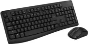 RAPOO X1800Pro Wireless Mouse Keyboard Combo - 2.4G, 10M Range, Optical, Long Battery, Spill-Resistant Design,1000 DPI, Nano Receiver, Office Choice X1800Pro