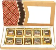Ghasitaram Gifts Diwali Gifts Diwali Chocolates - 10 pcs Assorted Chocolates Kraft Box