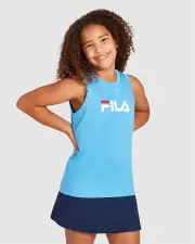 Kid's Zion Tank - AZURE BLUE - AZURE BLUE