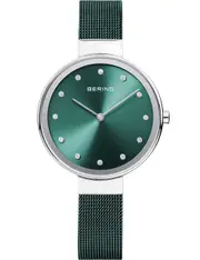Bering 12034-808 Green Stainless Steel Womens Watch