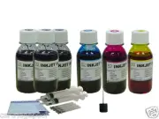 6x4oz Canon Printer Ink Refill Kit Color & Black +Syringe