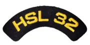HSL-32 (HSL 32 INVADERS HELICOPTER ANTISUBMARINE LIGHT) PATCH