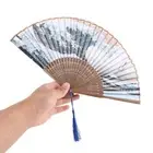 Waves Home Prom Party Decoration Hand Held Fan Hand Fan Wedding Folding Fan
