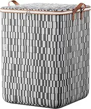 [XQZMD] Large Clothes Storage Organisation, Waterproof Storage Bag with Handle and Zip, Foldable Organiser Bag, Carry Bag for Duvets, Clothes, Blankets (180L)