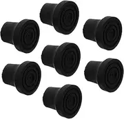 ERINGOGO 8Pcs Heavy Duty Non Slip Rubber Cane Tips Stable Replacement Foot Pads for and Crutches for Seniors and Mobility Assistance Various Surfaces