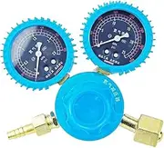Pressure Gauge Pressure Regulator Mig Flow Meter Gauge CO2 Reducer Valve Welding Fit Gas Torch Cutting Industrial Pressure Regulators(Nitrogen Meter)