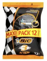 BIC Triple Blade Razer with a Double Lubricating Strip of Aloe Vera / FOR MEN