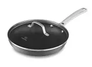 Classic 10-Inch Omelette Fry Pan with Cover, Black