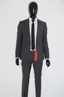 HUGO BOSS Suit, Mod. Alons/Henrin, Size 48 / US 38R, Super 120, Dark Grey