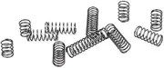 11pcs 0.8mm Wire Diameter Spring Compressed Springs Pushing Coil Flexible Elastic Pressure Ring 5mm-50mm Length 4mm-8mm OD(25mm,6mm)