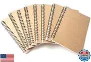 VEEPPO A5 Wirebound Notebooks Bulk Journals Spiral Steno Pads Blank/Lined Kra