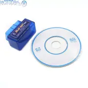 Bluetooth Diagnostic Mini ELM327 V2.1 OBD2 II Car Interface Scanner
