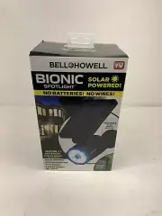 Bionic Spotlight Bell & Howell/Solar Powered NEW