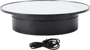 Motorized Rotating Display Stand Black 8.8lb Load Bearing Low Noise USB Battery Powered Turntable Display Stand for Photography Product Show