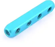 XYWHPGV 1/4 inchesPT Threaded Air Pneumatic 4 Positions 7 Ports Manifold Block(ba96b 5b20c cc571 c803c e353e d3e9b