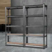 2x1.5M Garage Shelving Warehouse Rack Storage Racking Storage Steel