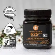 MGO 625+ Manuka Honey Monofloral 100% Pure New Zealand Honey 8.75OZ 250G 08/2027