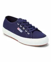 New Superga 2750 COTU Classic Canvas Sneakers Navy Blue Women's 7.5 Men's 6