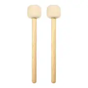 2 Pcs Drum Stick Wool Felt Drumstick Musical Instrument Mallets