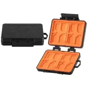 24 Slots Memory Card Case Waterproof Card Storage Box for SD TF Nano SIM Cards