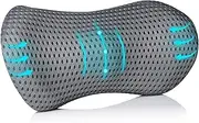 Lumbar Support Pillow for Sleeping, Memory Foam Neo Cushion Back Support Pillow for Lower Back Pain Relief, Waist Support Cushion Back Pillow for Mom, Pillow for Office Chair, Car, Bed (Grey)