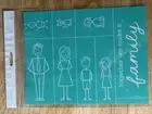Chalk Couture Stick People Family Size B Transfer Stencil 8x10 Retired