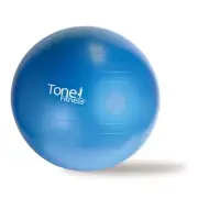 Tone Fitness Stability Ball / Exercise Ball | Exercise Equipment, Blue, 65 Ce...