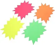 KICHOUSE Fluorescent Explosion Stickers Set 40pcs Price Stickers Garage Retail Store Signs Burst Star Lables Peel Stick