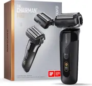NEW Chairman PRO Electric Foil Shaver with Dual Blades & USB-C Wireless Charging