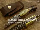 FELIX CUSTOM DAMASCUS ART FOLDING POCKET KNIFE | FREE CUSTOMISATION
