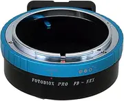 Fotodiox Pro Lens Mount Adapter - Canon FD & FL 35mm SLR Lens to Sony Alpha E-Mount Mirrorless Camera Body with Built-in Aperture Control Dial