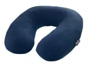 Lewis N. Clark Comfort Ergonomic Air Travel Neck Pillow Neck Support Flight - Bl