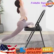 Foldable Yoga Chair Balance Handstand for Waist/Leg Exercises, Hip Movement