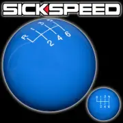 BLUE OL' SKOOL SHIFT KNOB FOR 6 SPEED SHORT THROW SHIFTER SELECTOR 12X1.5 S18