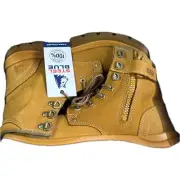 Steel Blue 312652 Wheat Argyle Zip Scuff Cap Work Boots Steel Toe Size 10 New