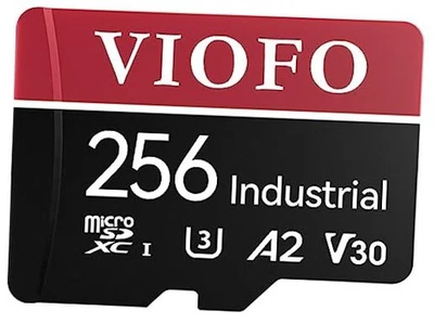 256GB Industrial Grade microSD Card, U3 A2 V30 High VIOFO 256GB microSD Card