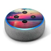 Vinyl Decal Skin for Amazon Echo Dot 3rd Gen - Sumertime Sun Rays Sunset